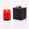 Candela Vegetale Manteca N9 accesa con astuccio regalo